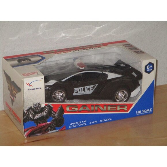 Gainer One Key Deformation Remote Control Car Model Scale 1:18 Backbone New Box - Picture 1 of 4